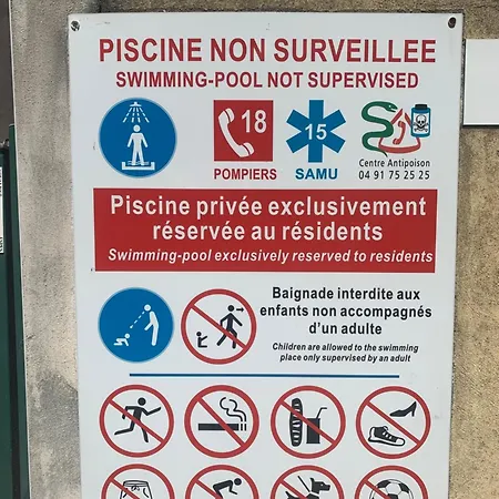 Location T2 Cosy Dans Securisee Avec La Climatisation, Acces Piscine, Place De Parking Prive * Sète