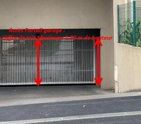 شقة Location T2 Cosy Dans Securisee Avec La Climatisation, Acces Piscine, Place De Parking Prive