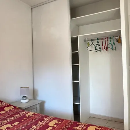 Location T2 Cosy Dans Securisee Avec La Climatisation, Acces Piscine, Place De Parking Prive *